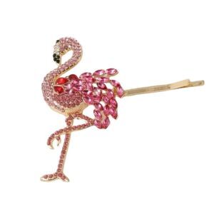 Rhinestone Flamingo 🦩 Hair Clip